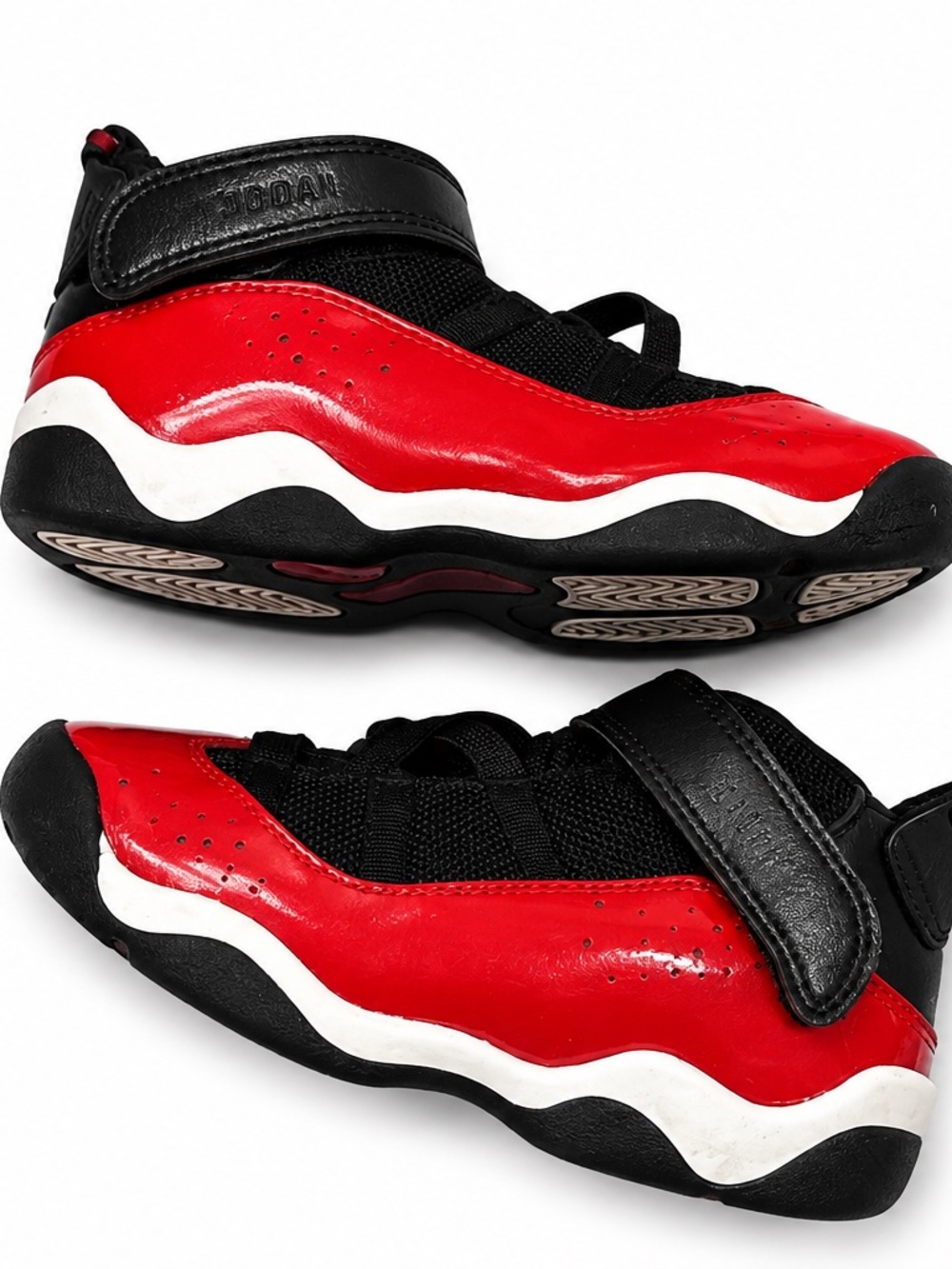 Nike Air Jordan Six Rings Gym Red Black Toddler Sneakers Size 9C |
